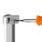 Bath Bliss Adjustable Rust Proof Aluminum 2 Tier Glass Door Shower Caddy